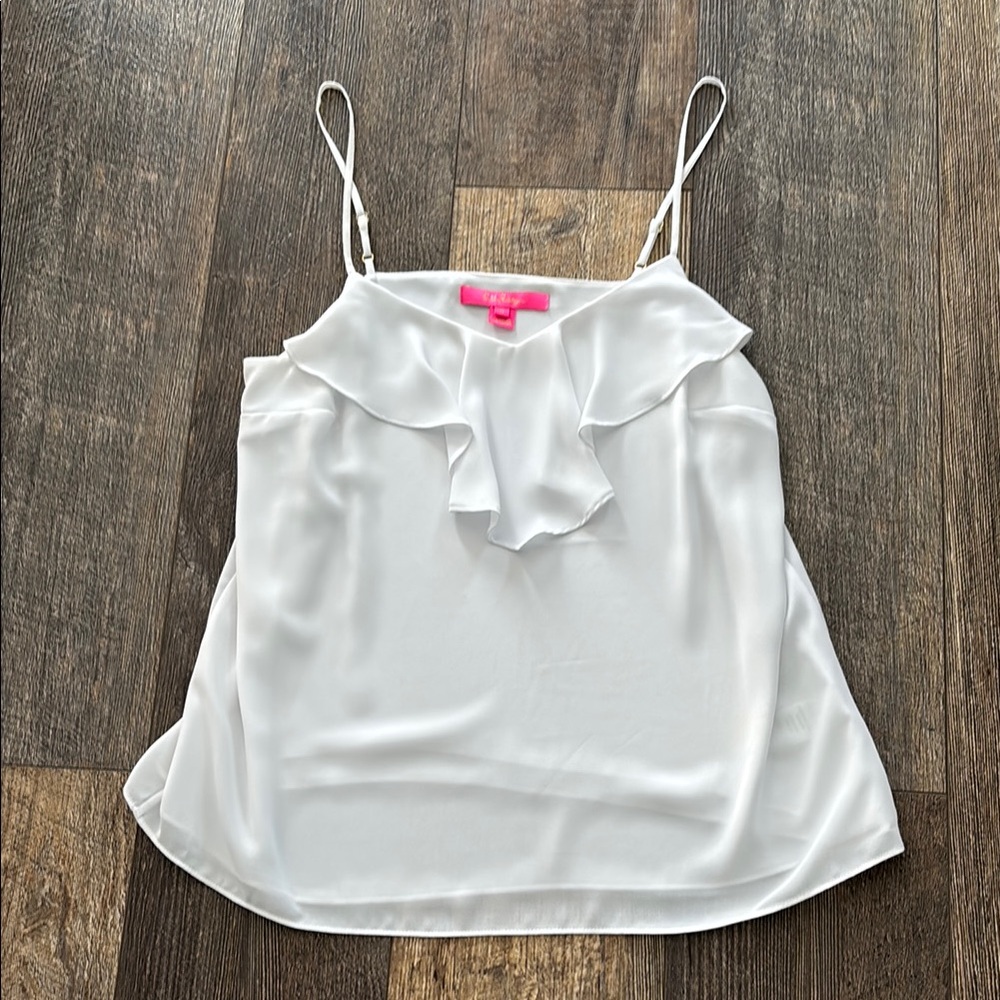 Lilly Pulitzer Camille Silk Tank S